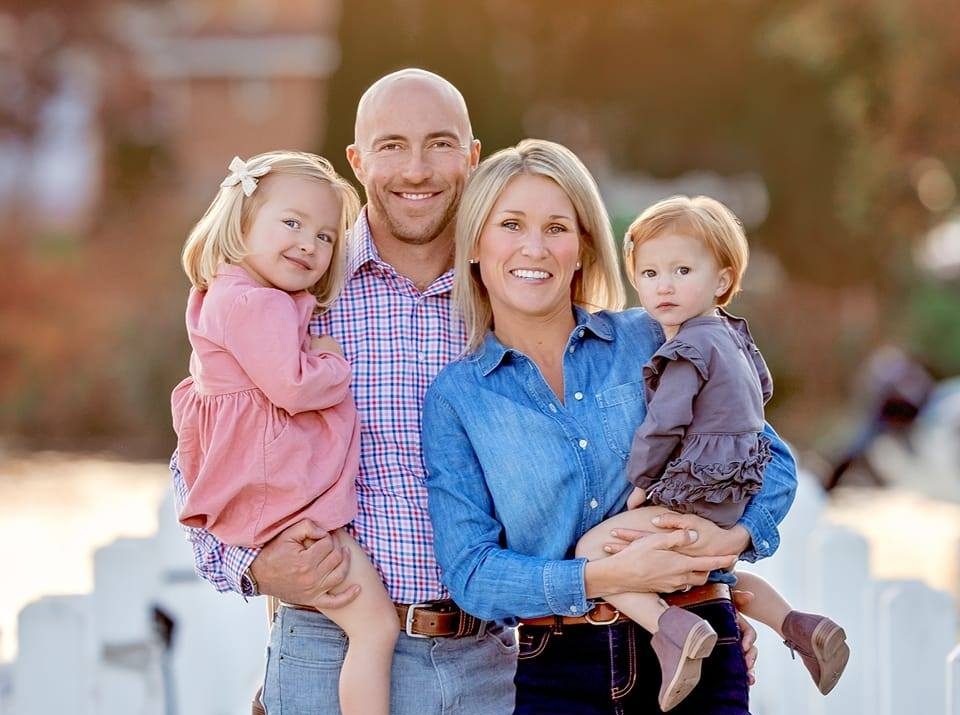 Family Photo Baker Glass